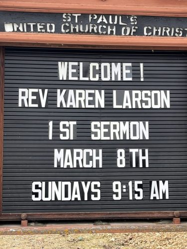 Sign for Karen 3.2.25